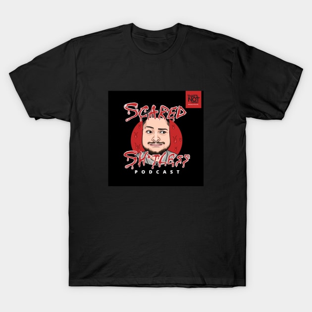 Scared Sh*tless Cover T-Shirt by That's Not Canon Productions